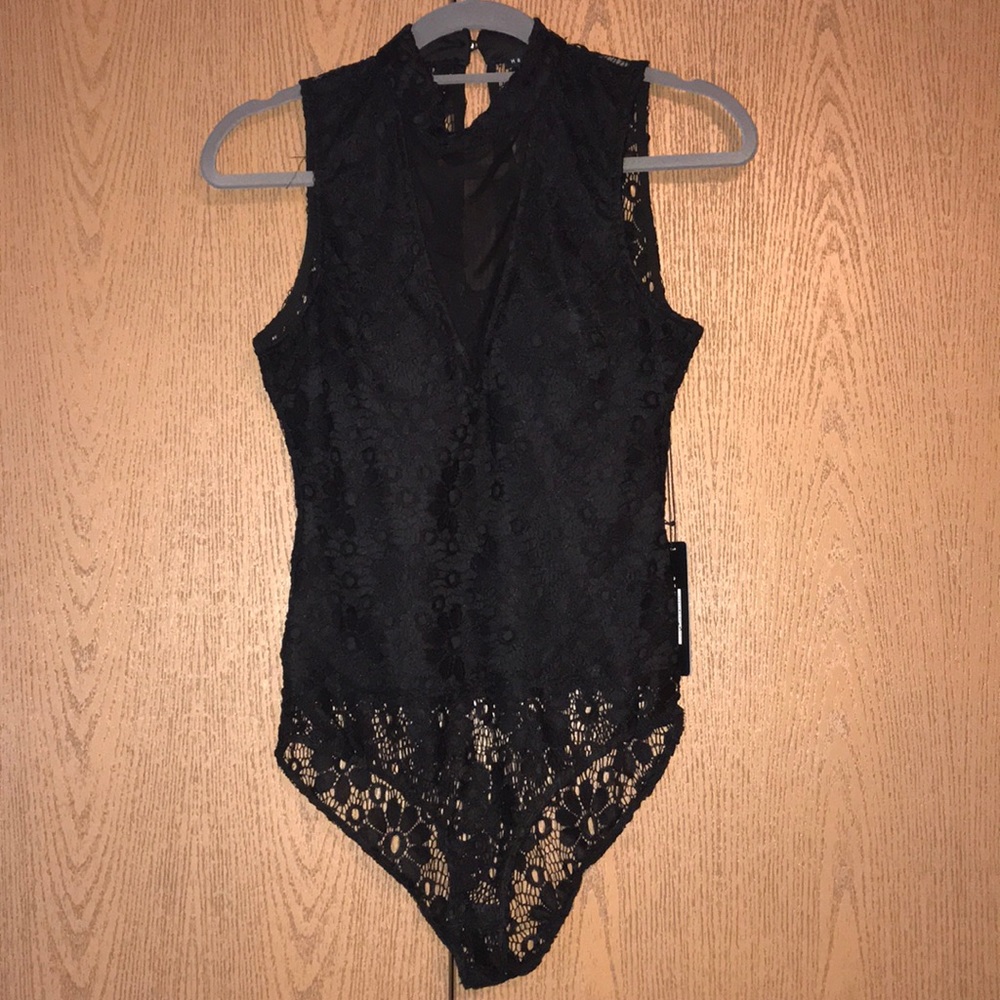 Black lace Onesie